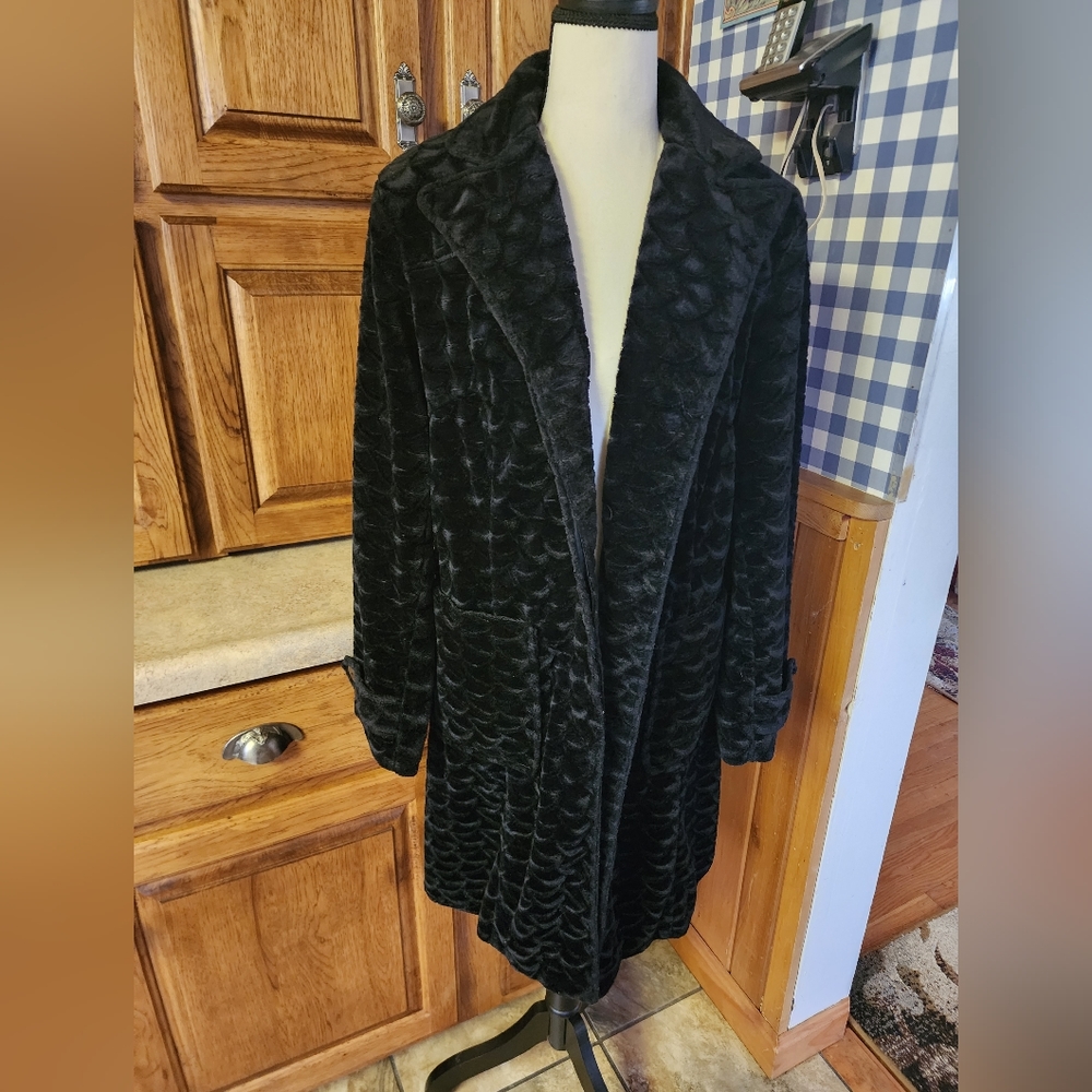 Vintage Mulberry Street Faux Fur Coat Size S/M